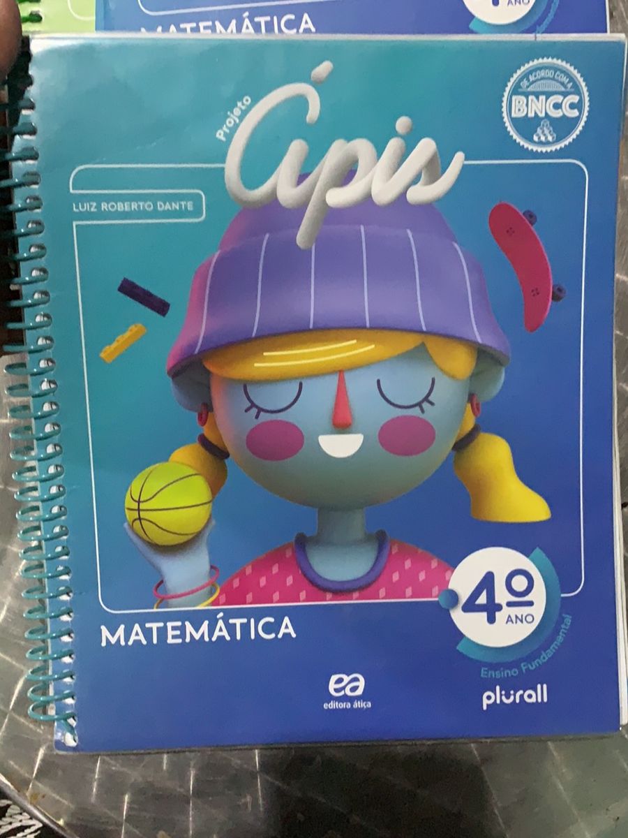 Livro Apis Matemática 4 Ano | Produto Masculino Apis Usado 65176562 ...