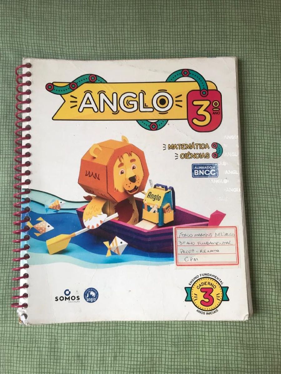 Livro/apostila Anglo 3 | Livro Anglo Usado 82667156 | enjoei