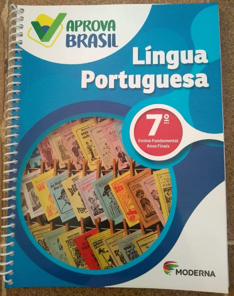 Livro Aprova Brasil Português | Livro Moderna Usado 51886387 | enjoei