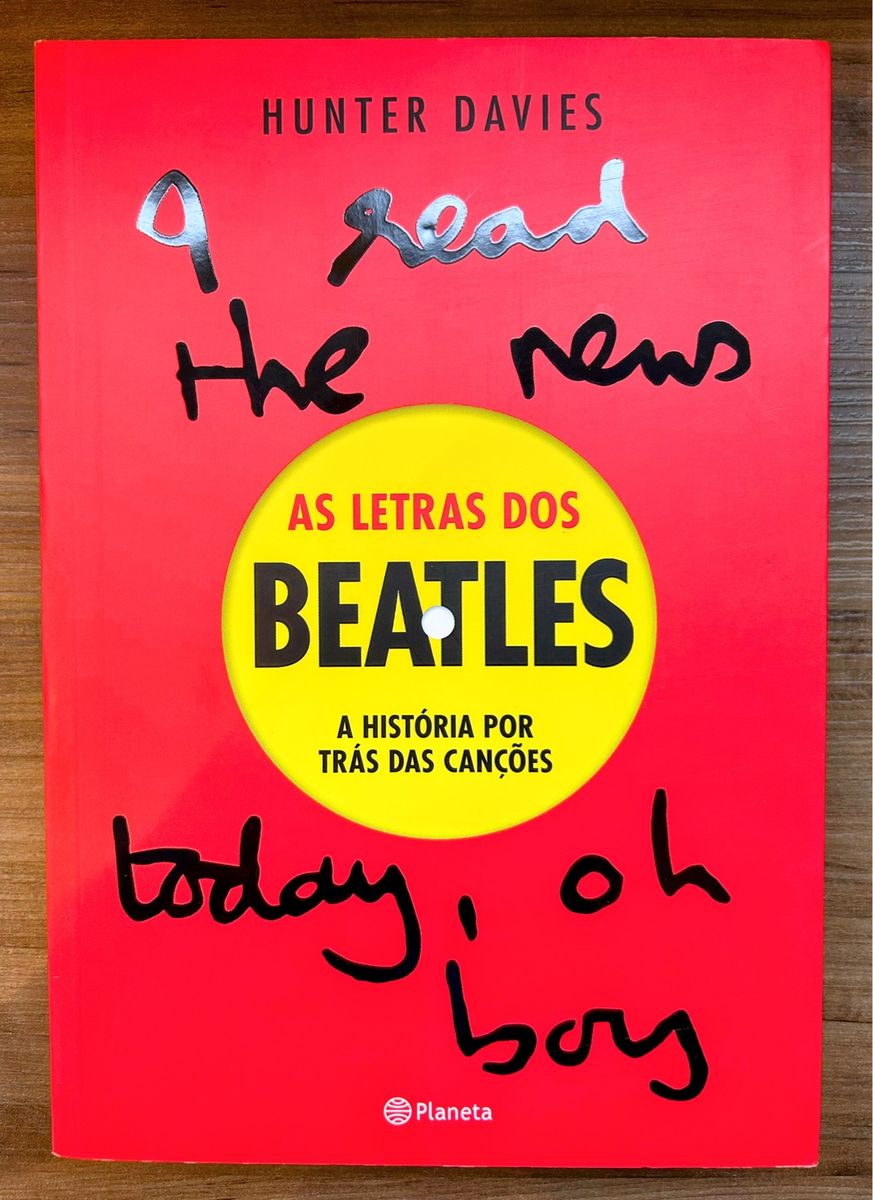 Livro As Letras Dos Beatles - Hunter Davies | Livro Nunca Usado ...