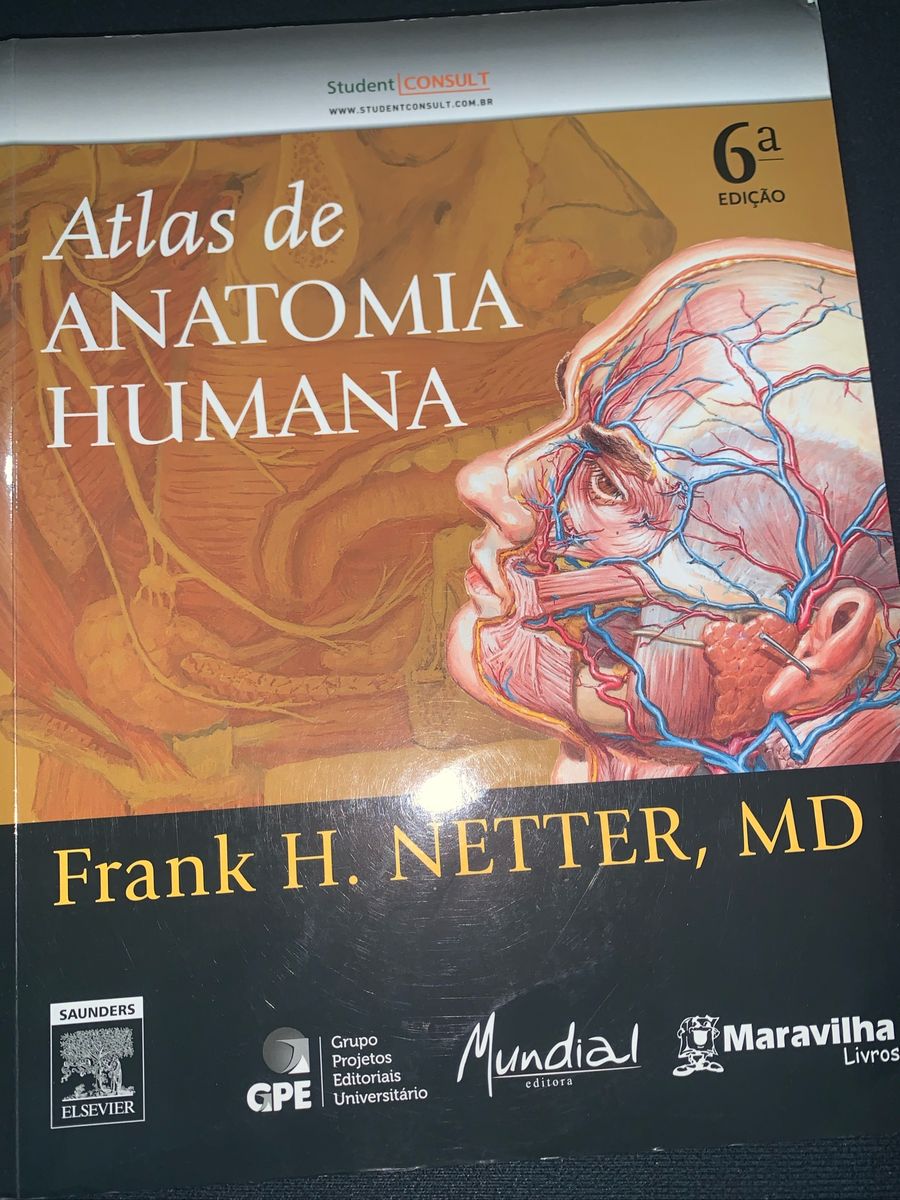 Livro: Atlas De Anatomia Humana | Livro Elsevier Usado 43201324 | Enjoei