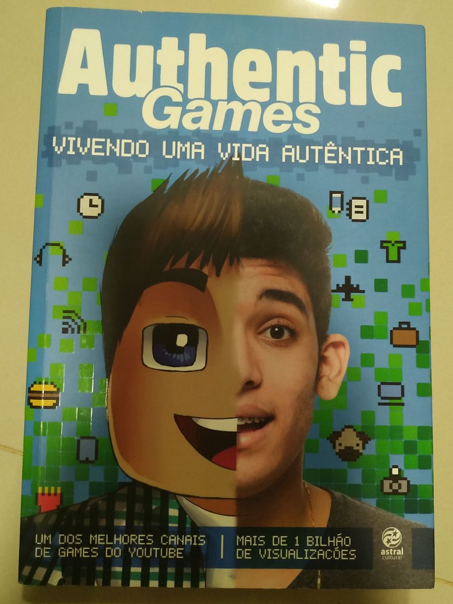 Livro Authentic Games - Vivendo Uma Vida Autêntica - Minecraft Marco ...