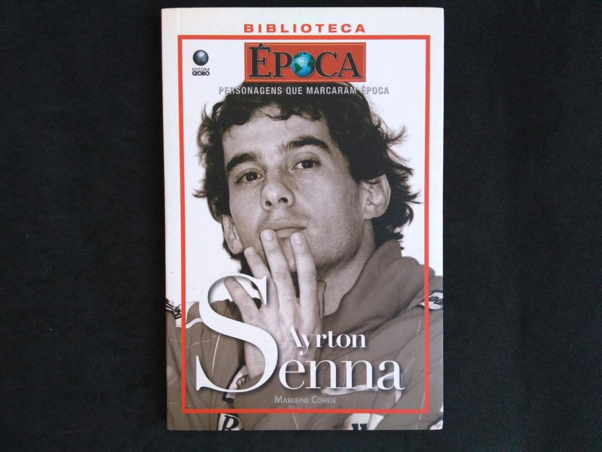 Livro Ayrton Senna - Personagens Que Marcaram Época | Livro Globo Usado