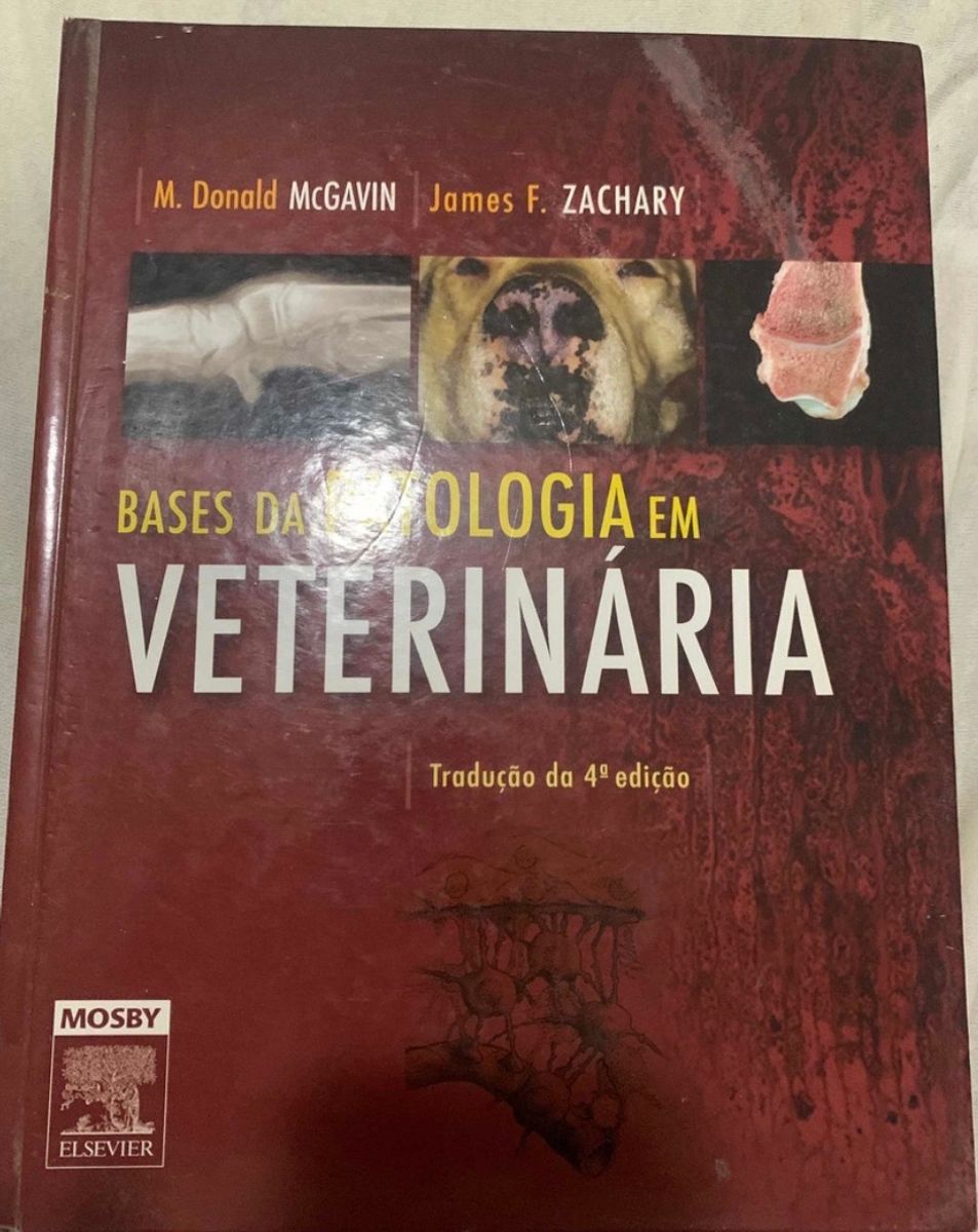 Livro Bases Da Patologia Em Veterinária 4ª Edição Livro Livro Usado