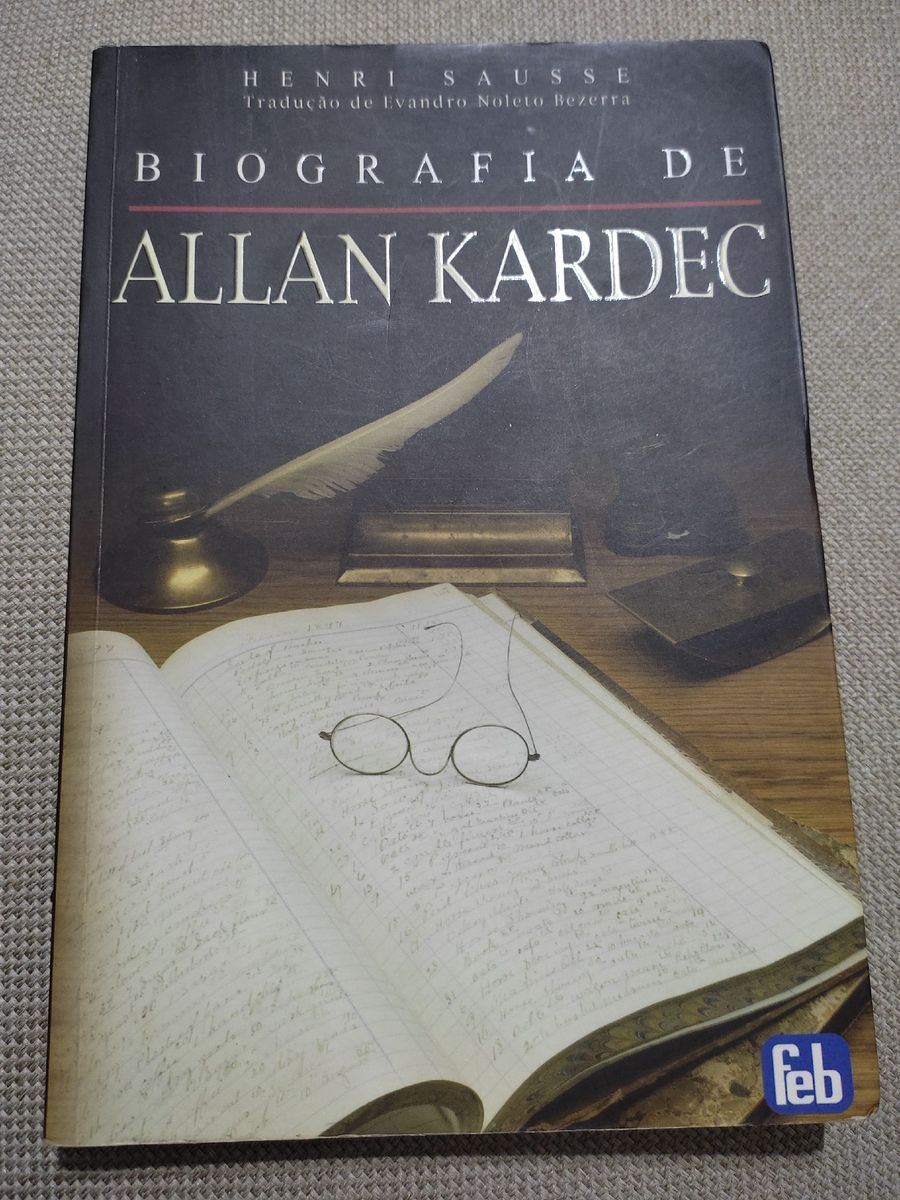 Livro Biografia De Allan Kardec | Livro Feb Usado 65689064 | Enjoei