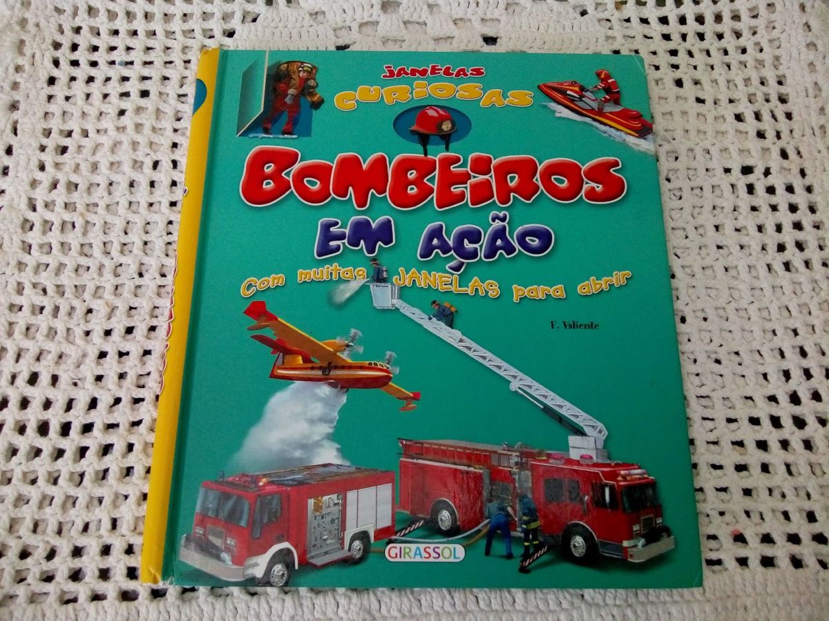 livro bombeiros em ação editora girassol - livraria girassol