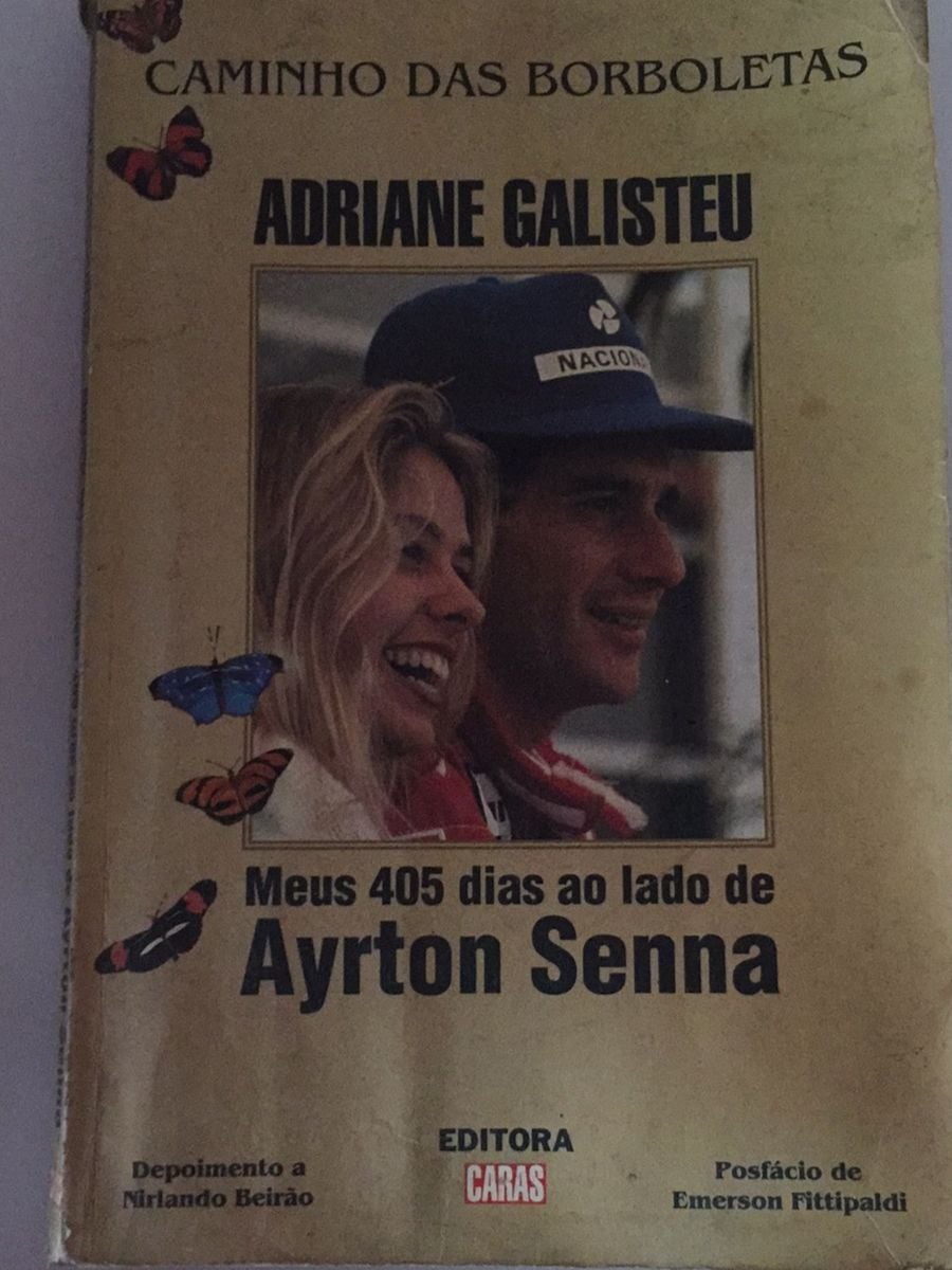 Livro Caminho Das Borboletas Adriane Falistes e Ayrton Senna | Livro ...
