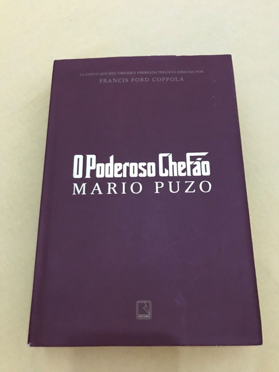 Livro Capa Dura O Poderoso Chefão | Livro Usado 91342494 | enjoei
