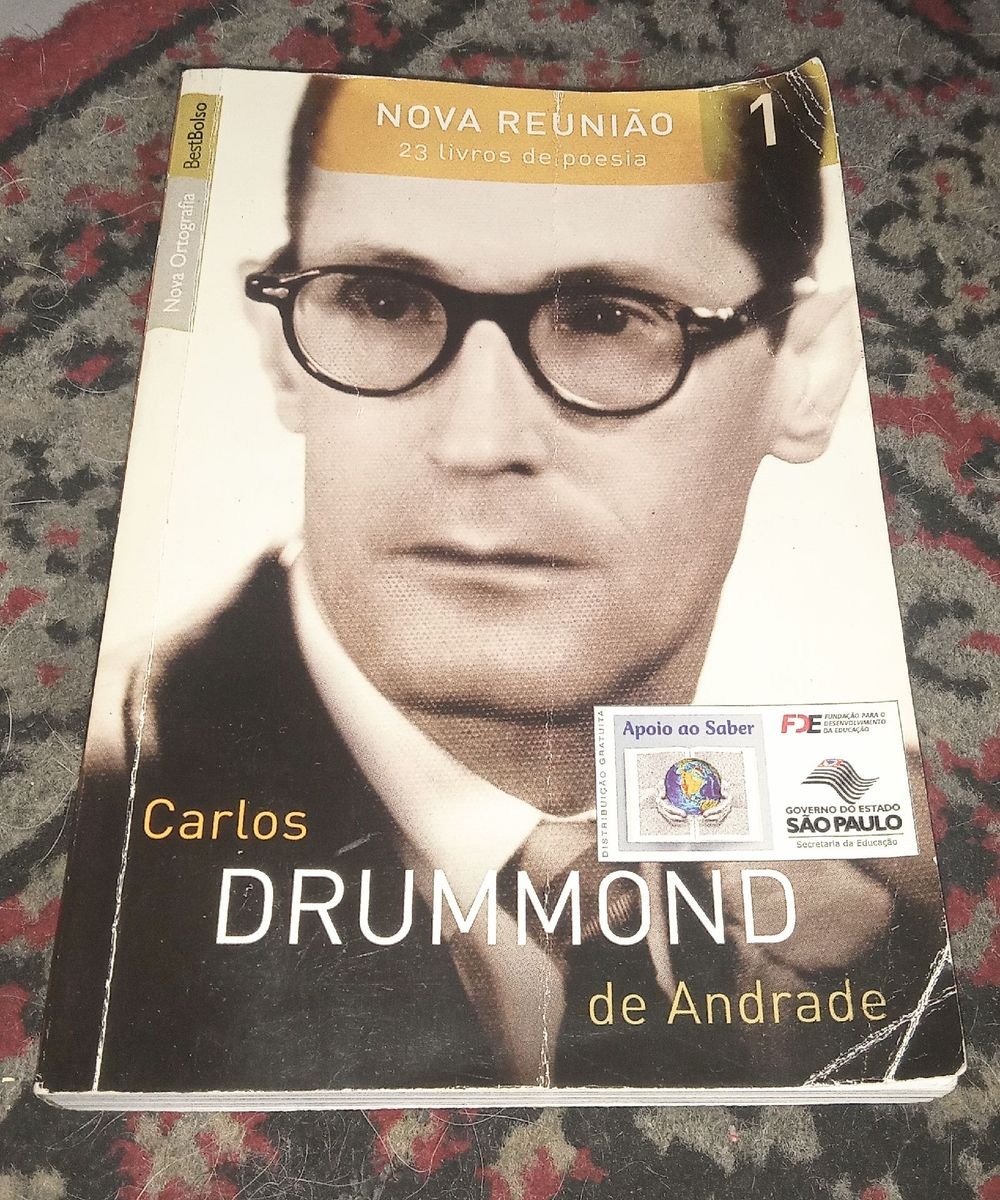 Livro Carlos Drummond De Andrade Livro Usado Enjoei