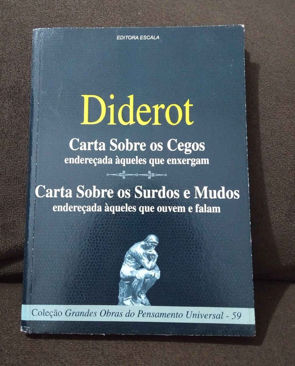 Livro Cartas Sobre Os Cegos, Cartas Sobre Surdos E Mudos. | Livro ...