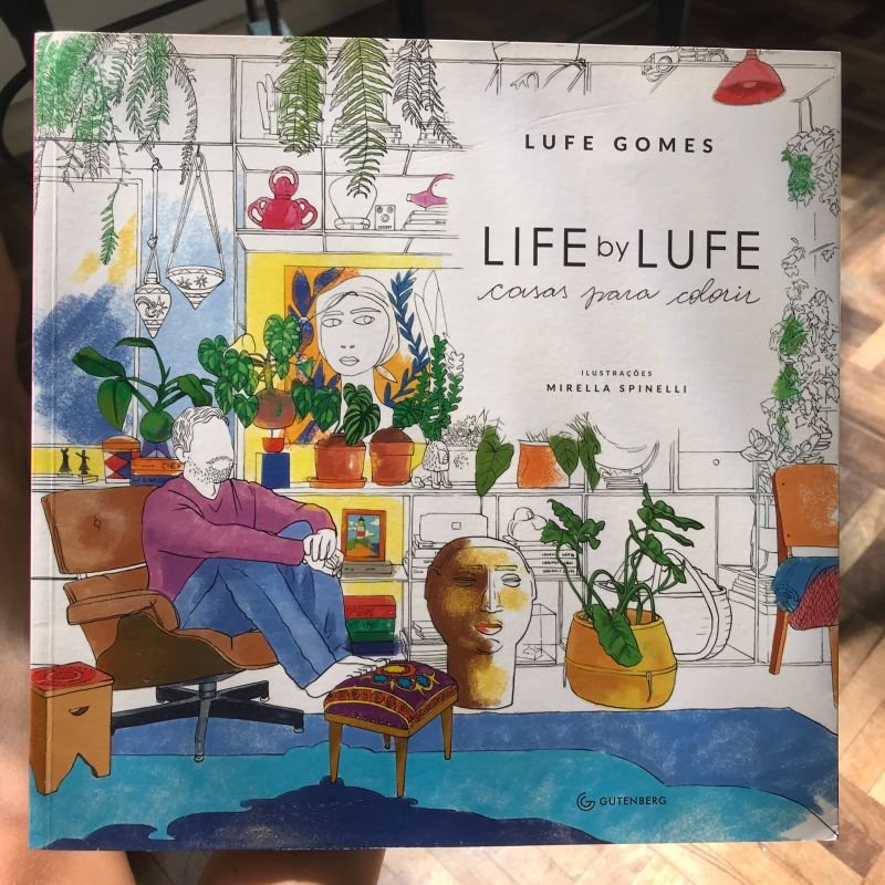 Livro: Life by Lufe casas para colorir