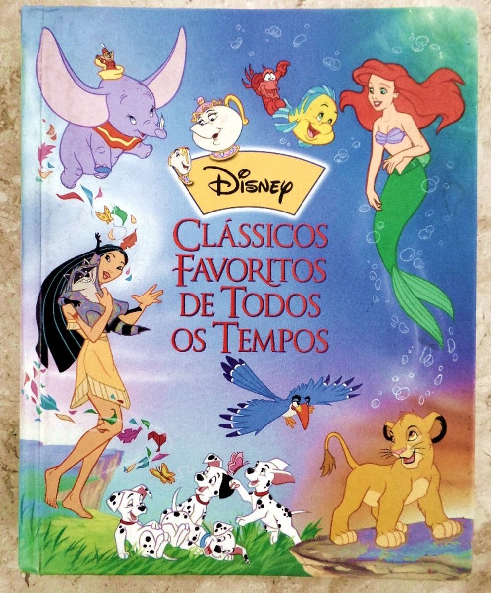 Livro Clássicos Favoritos De Todos Os Tempos Disney Livro Disney