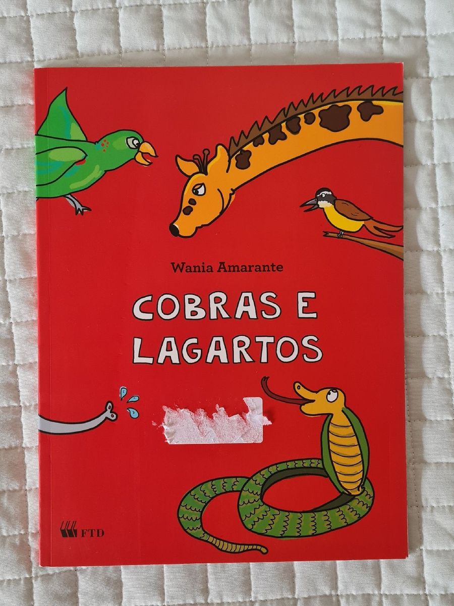 Livro Cobras e Lagartos | Item Infantil Ftd Usado 80813620 | enjoei