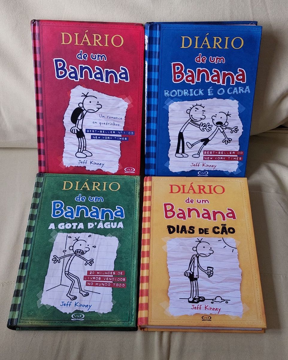 Livro Coleção Diário de Uma Banana Capa Dura, Brinquedo Usado 92047603