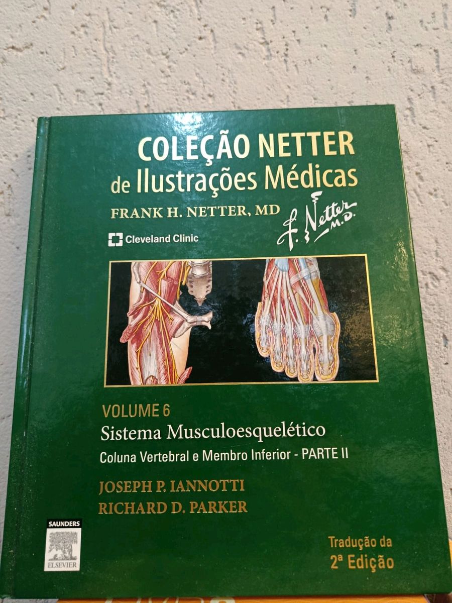 Livro Coleção Netter Sistema Musculoesquelético Vol 6 | Livro Elsevier ...