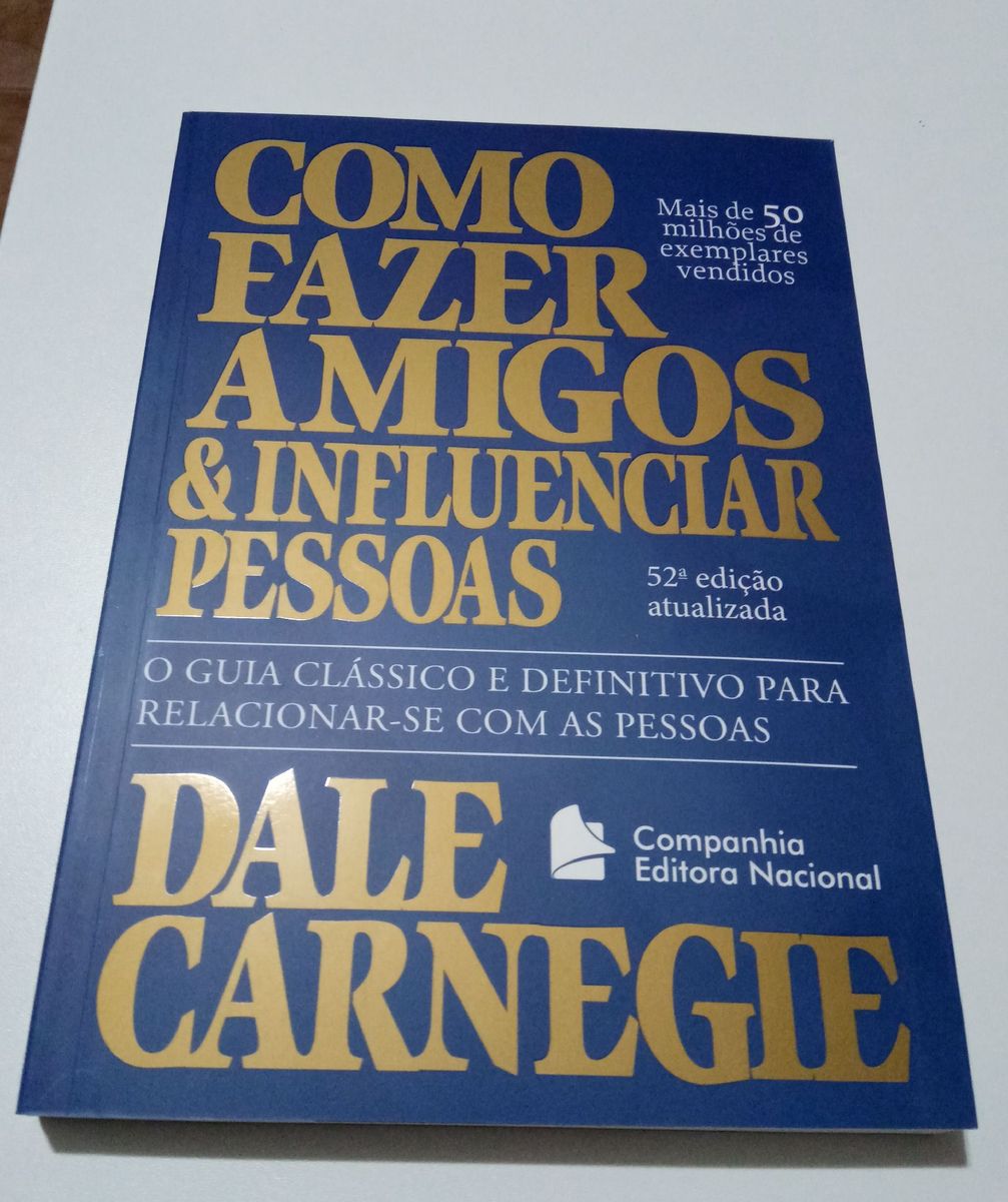 Livro como fazer amigos e influenciar pessoas dale carnegie