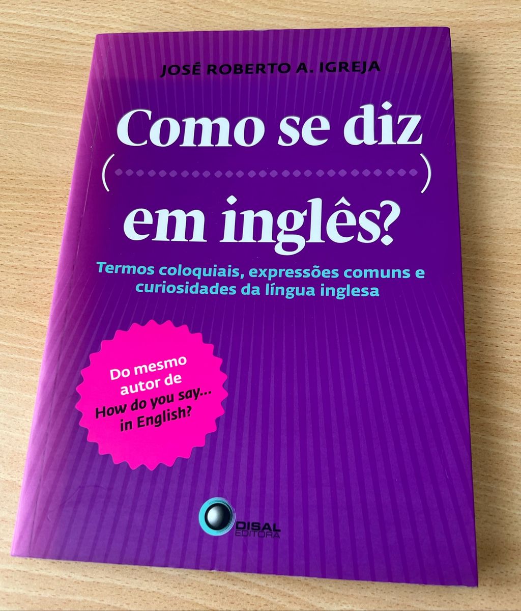 Livro Como Se Diz em Inglês? Livro Nunca Usado 73660092 enjoei