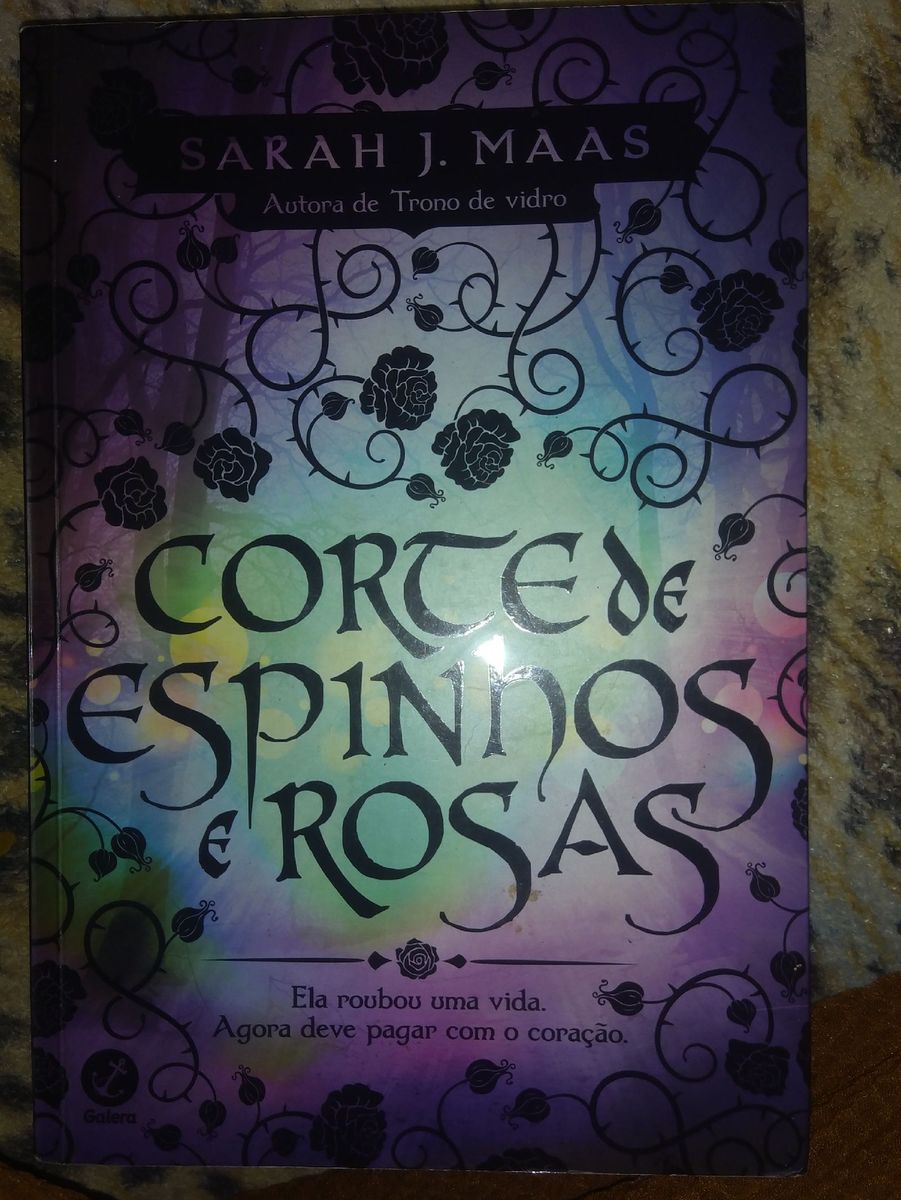 Livro Corte de Espinhos e Rosas | Livro Editora Record Usado 43591468