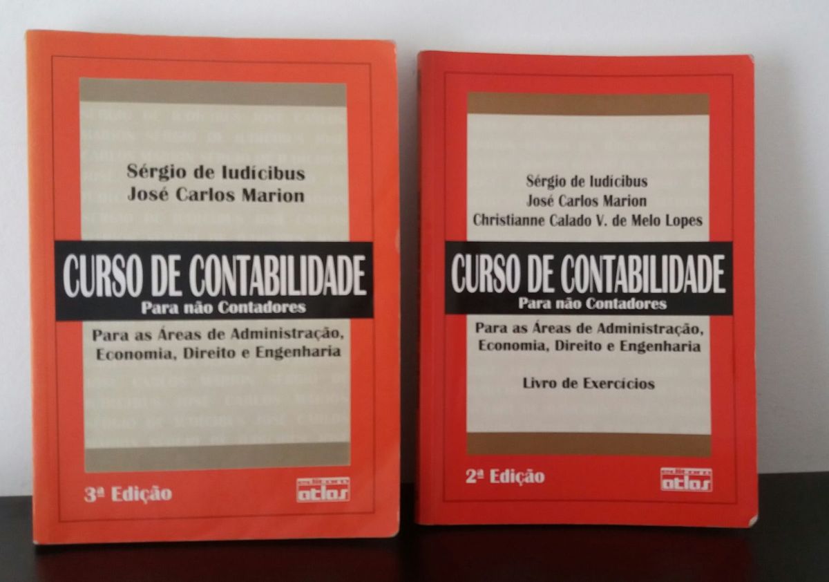 Livro Curso de Contabilidade para Não Contadores | Livro Atlas Usado