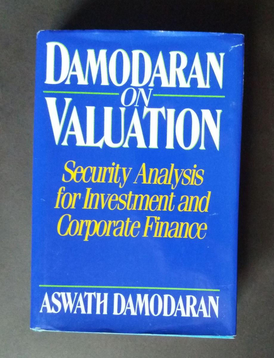 Livro Damodaran On Valuation | Livro Damodaran Usado 38260100 | enjoei