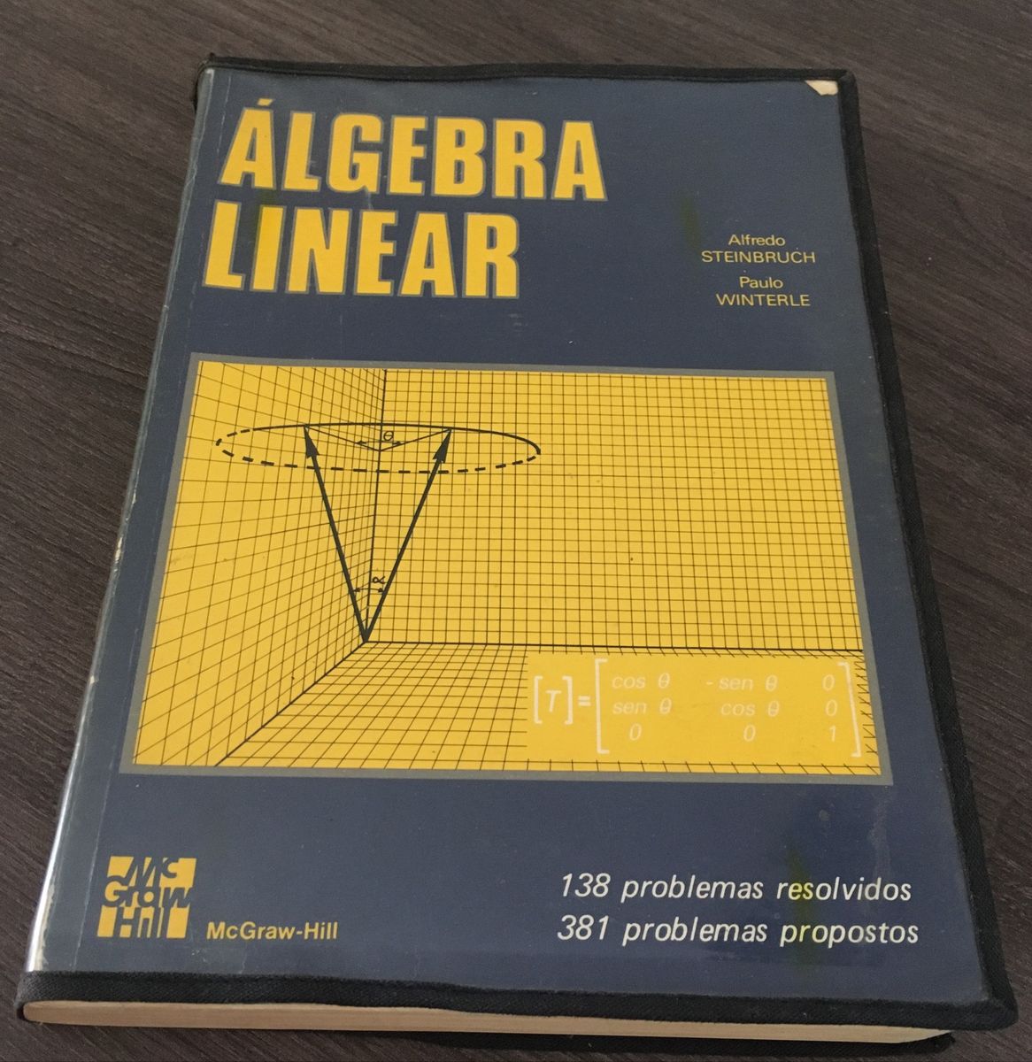 Livro de Álgebra Linear de Alfredo Steinbruch Editora Mc Graw Hill ...