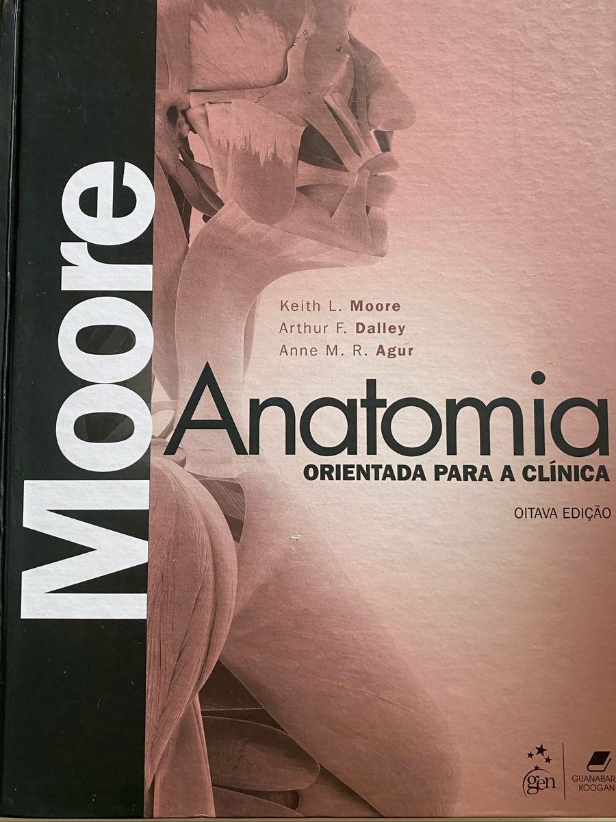 Livro de Anatomia do Moore Livro Moore Usado 65612151 enjoei
