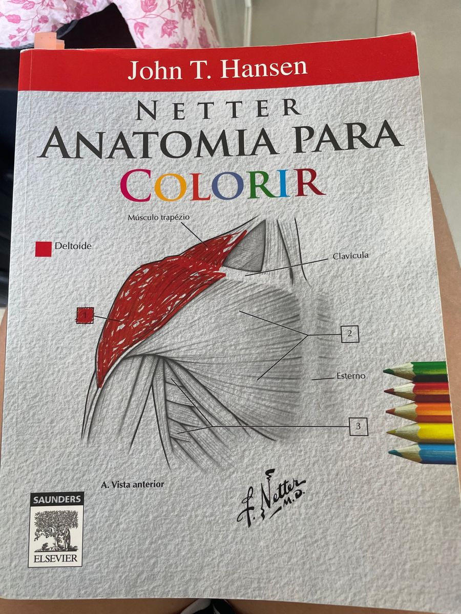 Livro De Anatomia Para Colorir | Livro Usado 83112777 | Enjoei