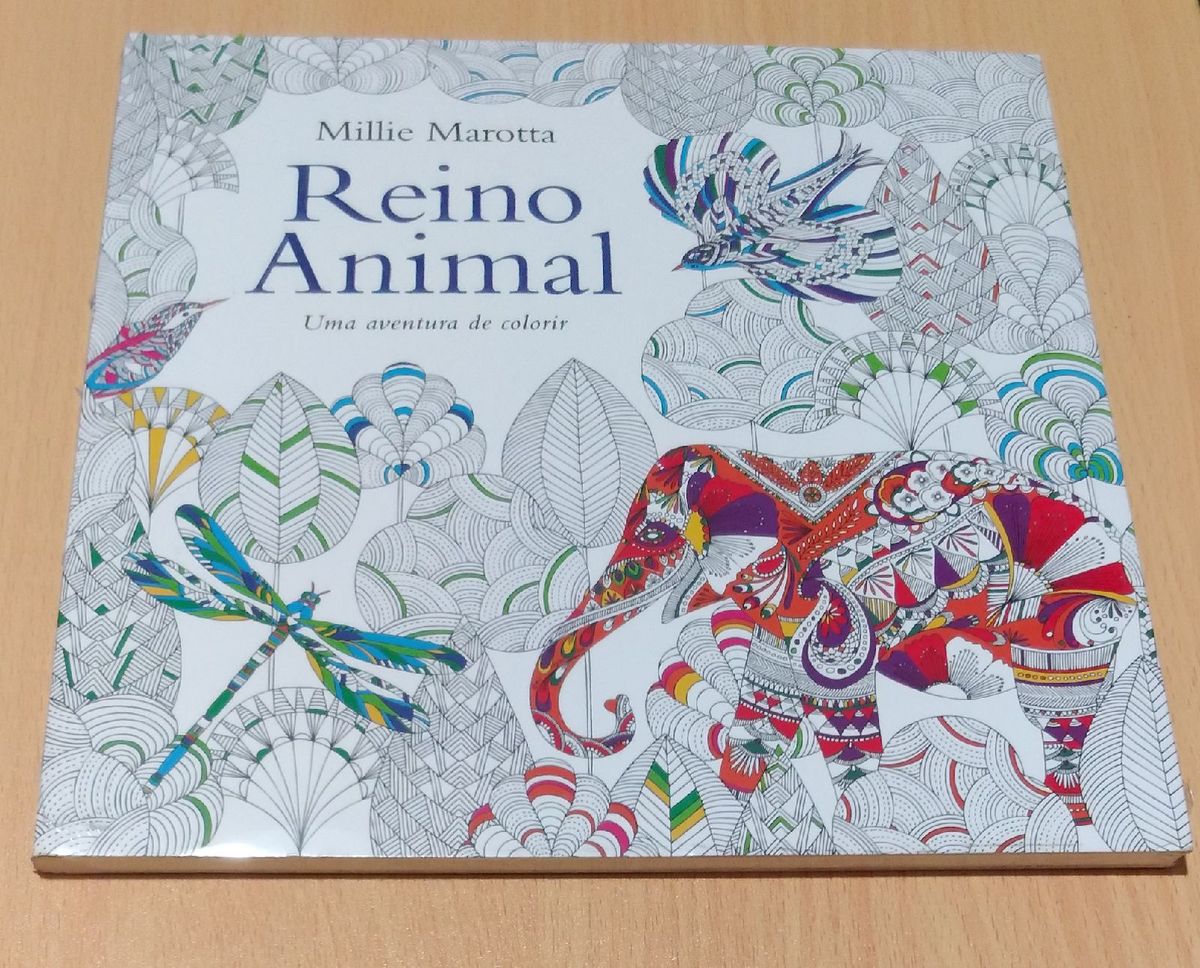 Livro de Colorir Reino Animal | Livro Sextante Nunca Usado 58817053 ...