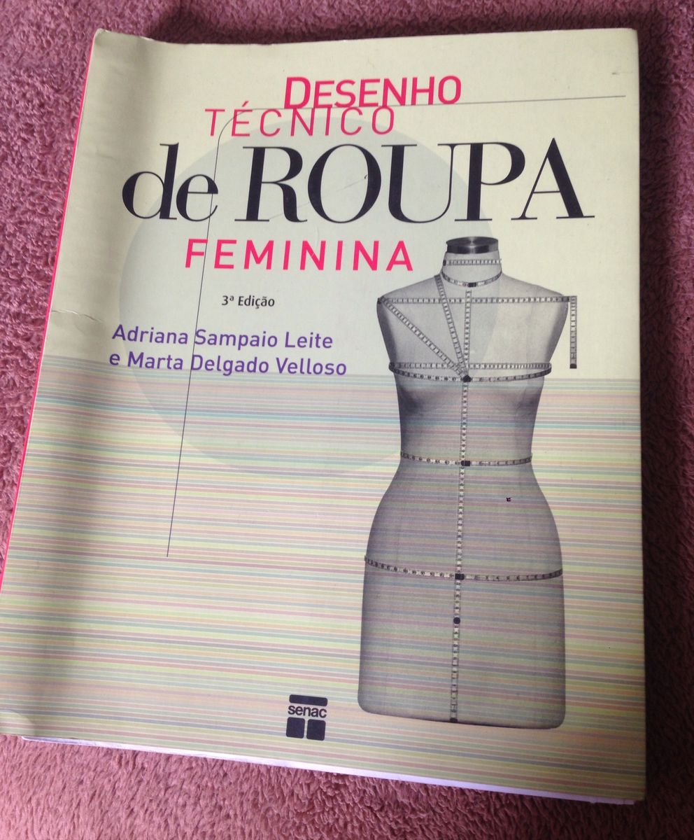 Livro De Desenho Técnico De Moda Livro Editora Senac Usado 46741656 Enjoei 7225