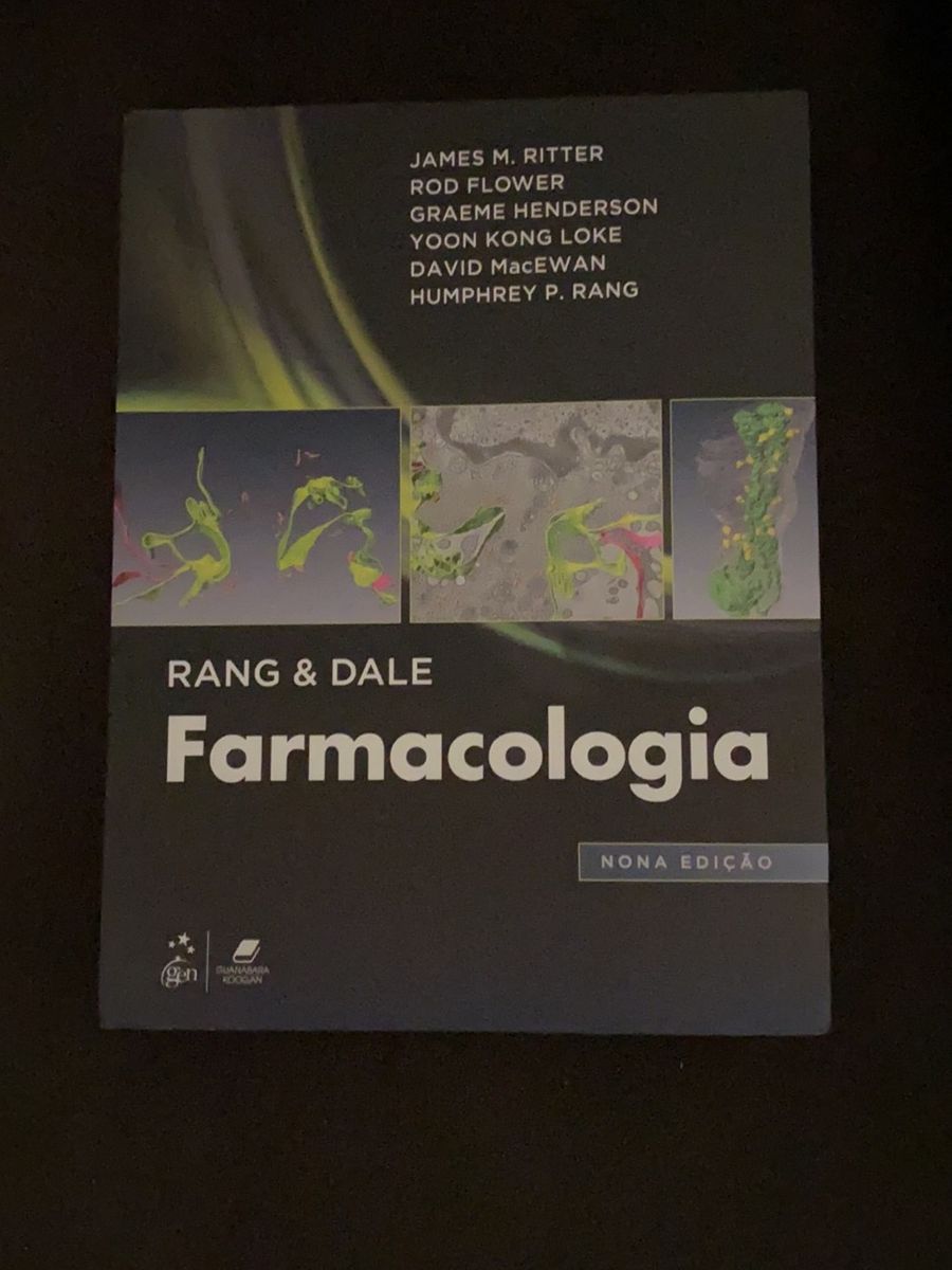 Livro de Farmacologia 9 Edição - Rang & Dale | Livro Rang & Dale Usado