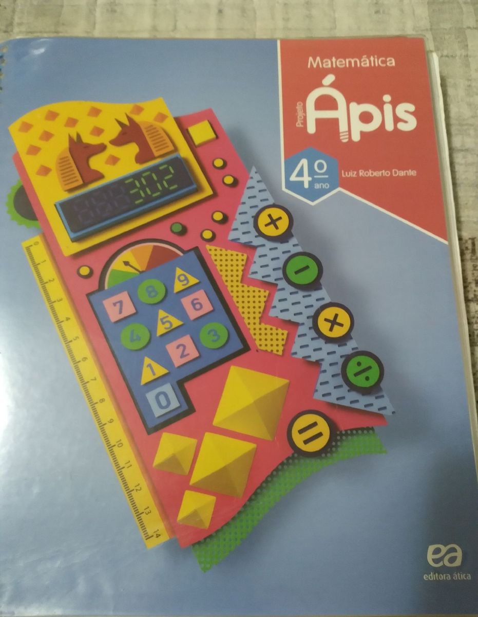 Livro de Matemática 4 Anos . Projeto Apis . | Livro Livro Matematica 4 ...