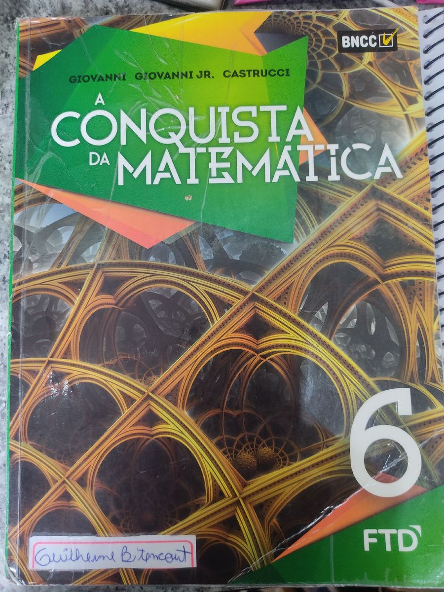 Livro de Matemática 6 Ano a Conquista da Matemática | Item de Papelaria ...