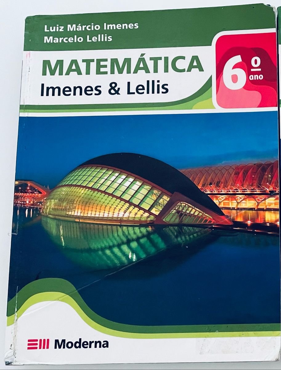 Livro de Matemática, 6 Ano, Imenes e Lellis | Livro Editora Moderna