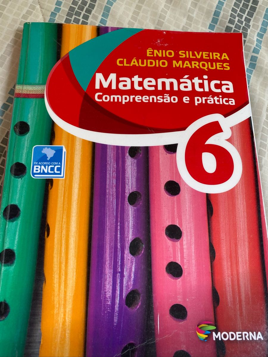 Livro de Matemática 6 Ano | Livro Moderna Usado 51139611 | enjoei