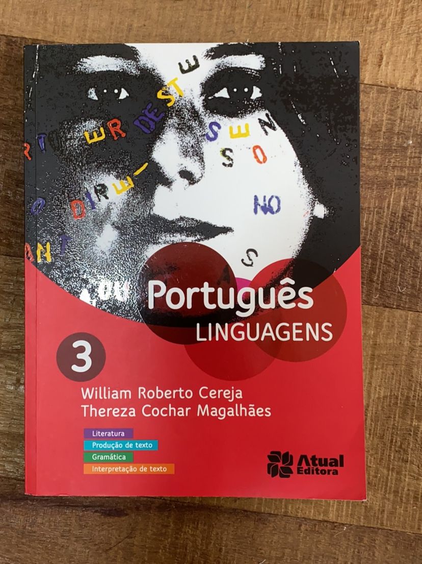 Livro de Português Linguagens Ensino Médio 3 Ano. Editora Atual | Livro ...