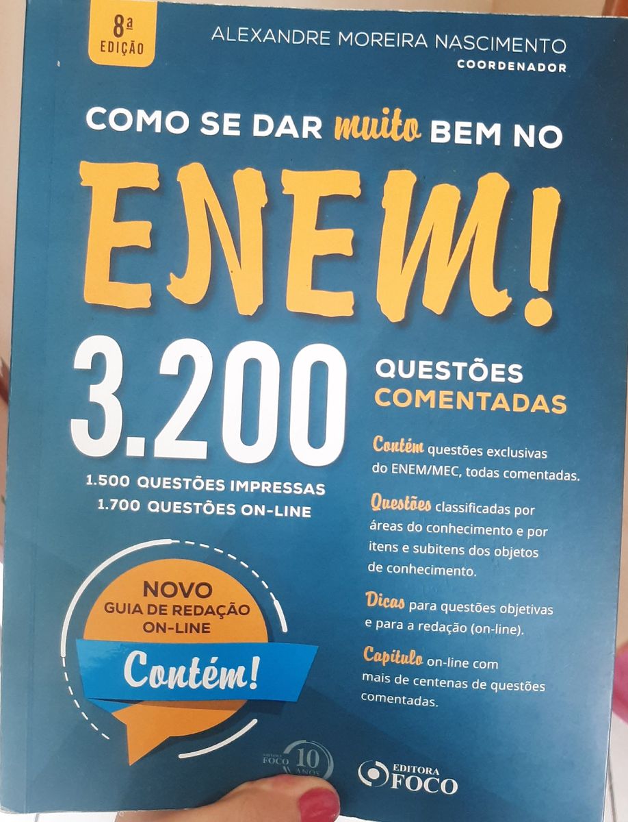 Livro De Questões Enem Livro Editora Foco Usado 71610451 Enjoei 4955