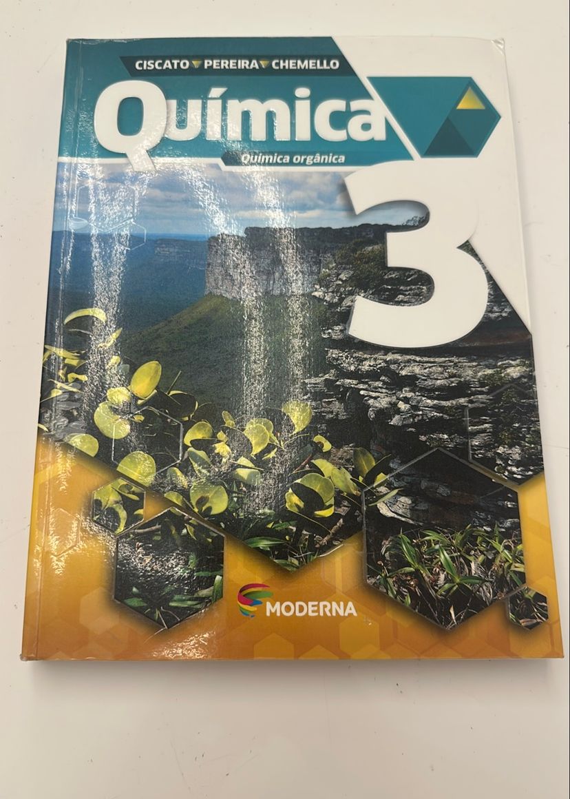 Livro de Química 3º Ano (ensino Médio) | Livro Moderna Usado 126388511 ...