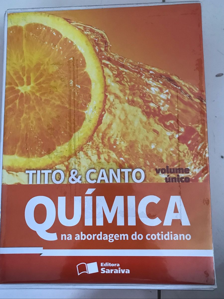 Livro De Química Tito E Cantoeditora Saraiva Volume Único Livro Usado 66483710 Enjoei 8087