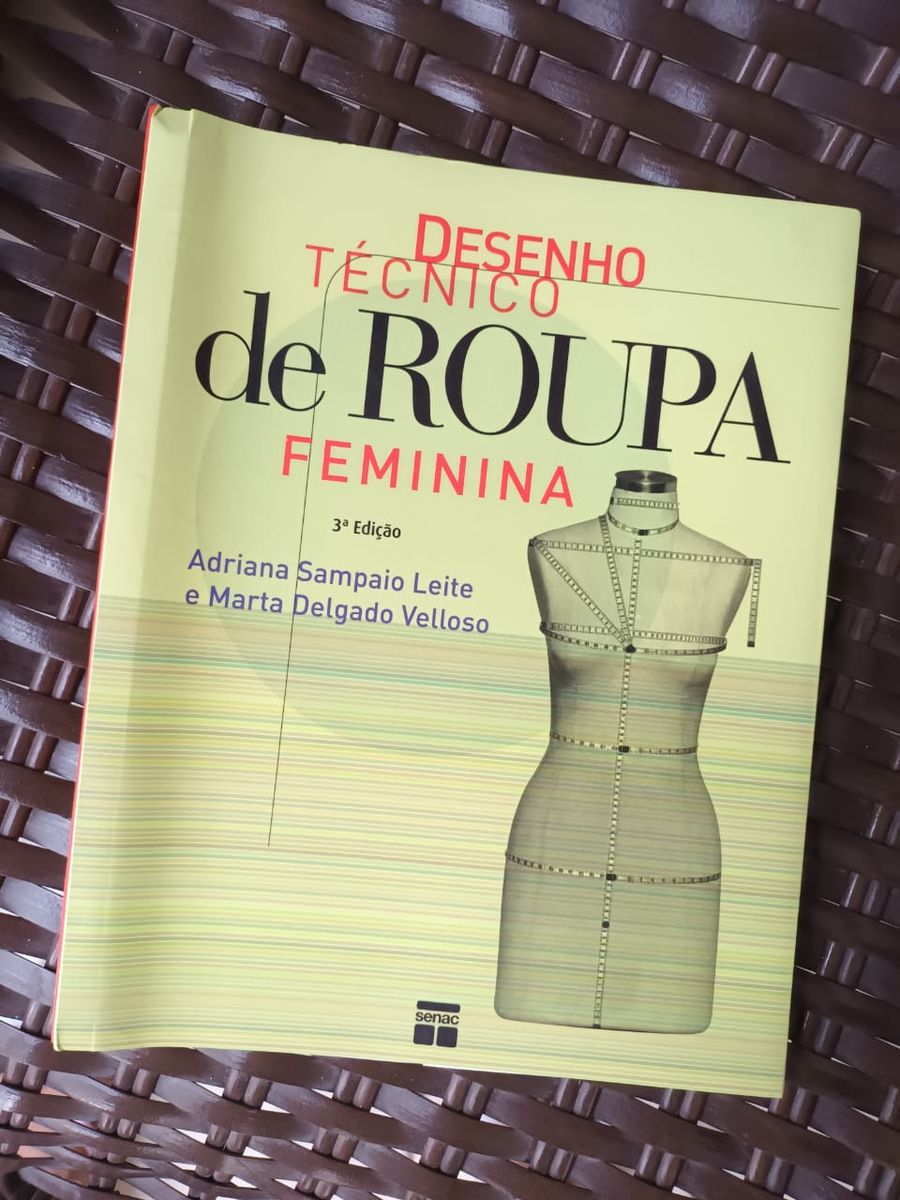 Livro Desenho Técnico De Roupa Feminina Livro Editora Senac Usado 83350594 Enjoei 3661