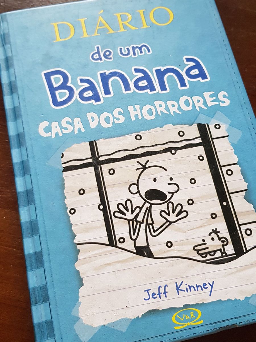 Livro Diário de Um Banana Casa Dos Horrores Livro V&R Usado 52792766 enjoei