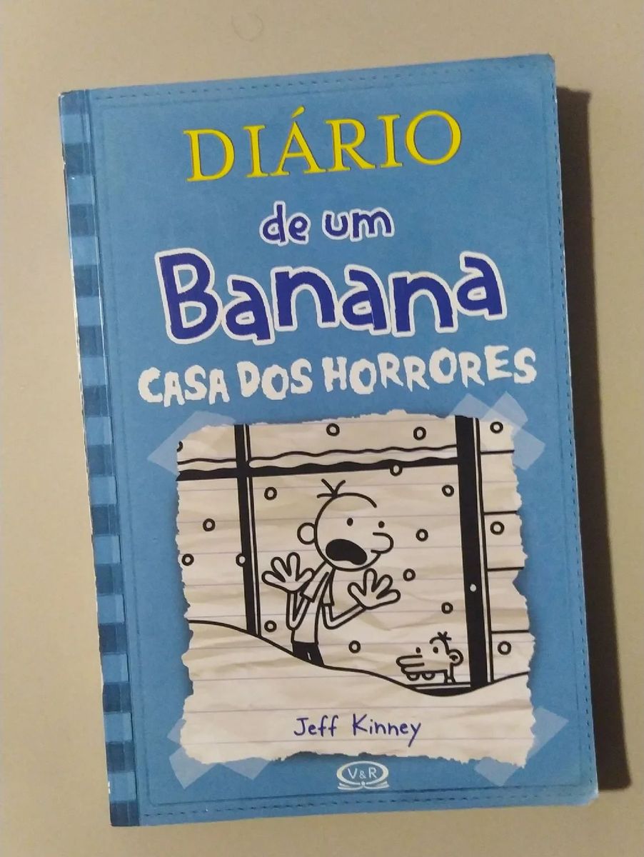Livro Diário de Um Banana Casa Dos Horrores Item Infantil Usado 66952419 enjoei
