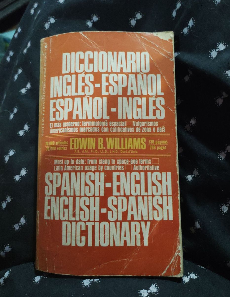 Livro Diccionario Inglés Español Edwin B Williams Livro Usado 63331857 Enjoei 7404