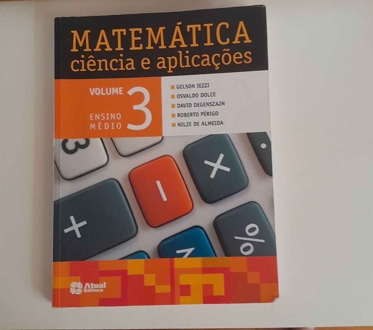 Livro Didático Matemática Ciências e Aplicações 3 | Livro Atual Usado ...