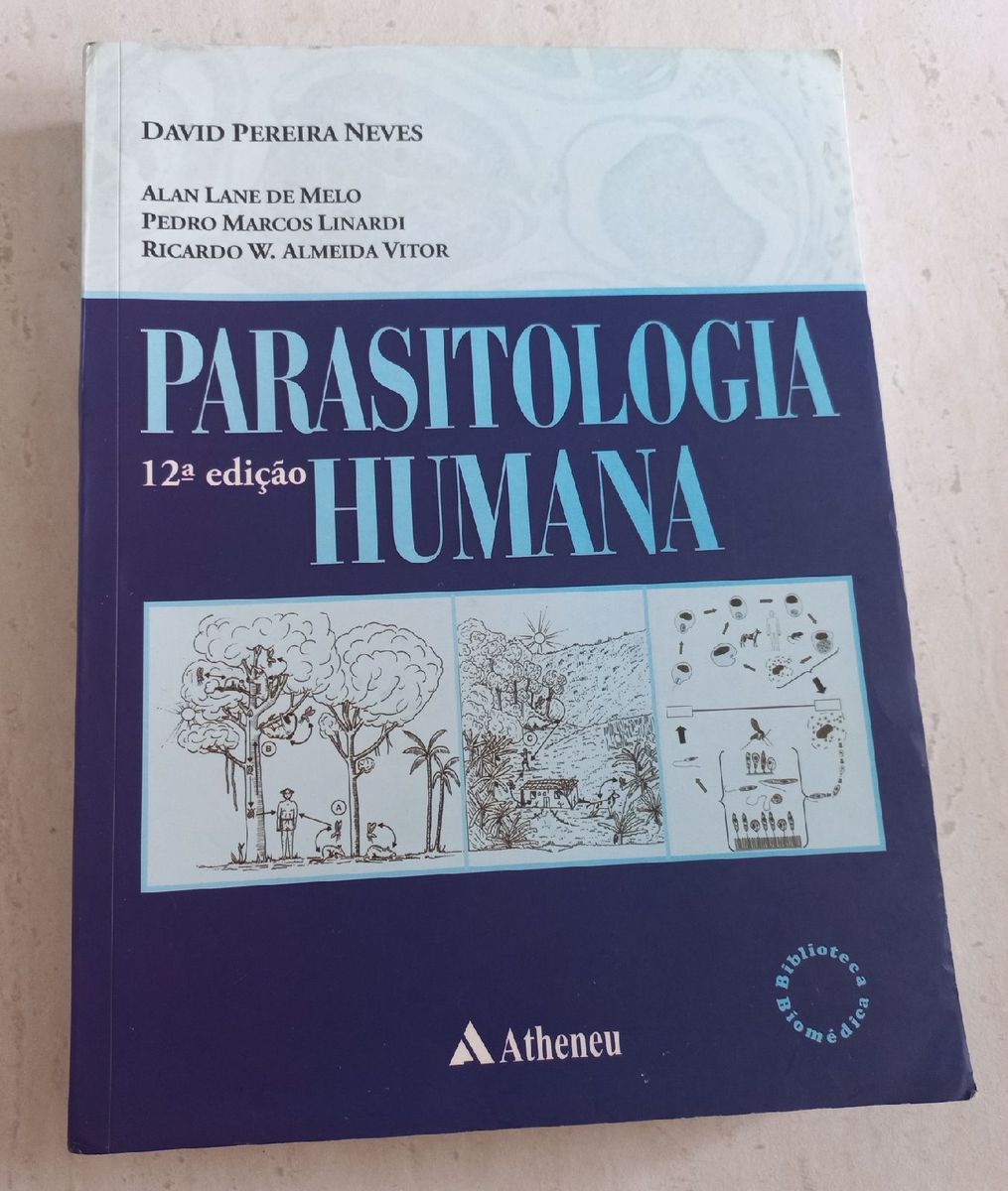 Livro Didático Parasitologia | Livro Atheneu Usado 79666168 | Enjoei