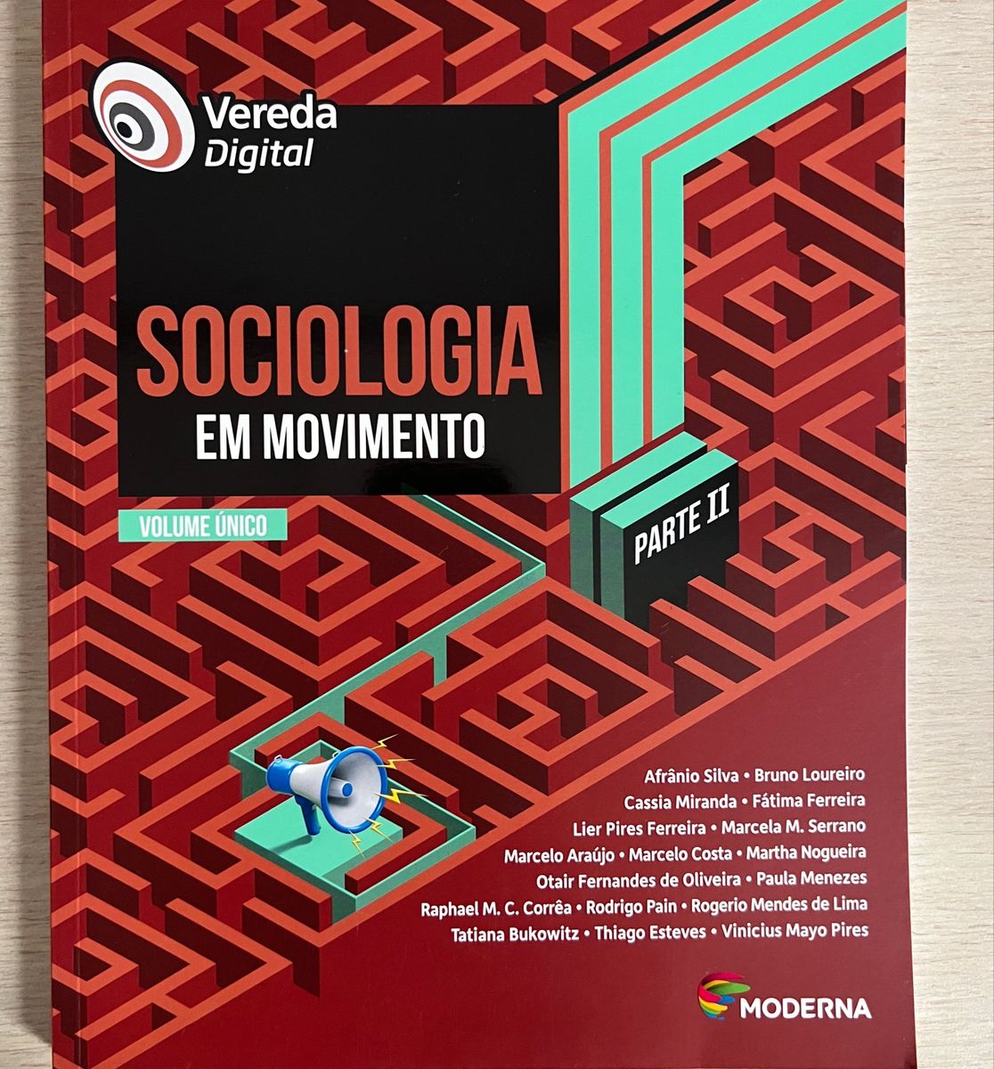 Livro Did Tico Vereda Digital Moderna Sociologia Em Movimento Parte