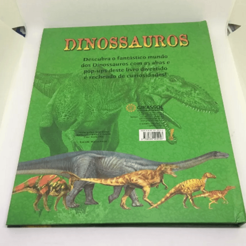 Mundo dos dinossauros - Livro pop up