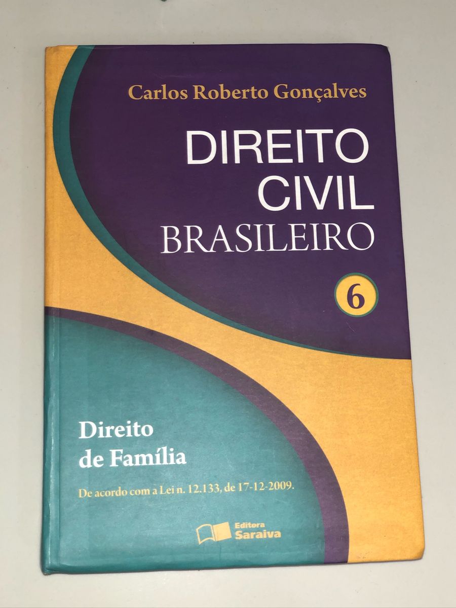 Livro Direito Civil Brasileiro Vol5 - Família - Carlos Roberto ...