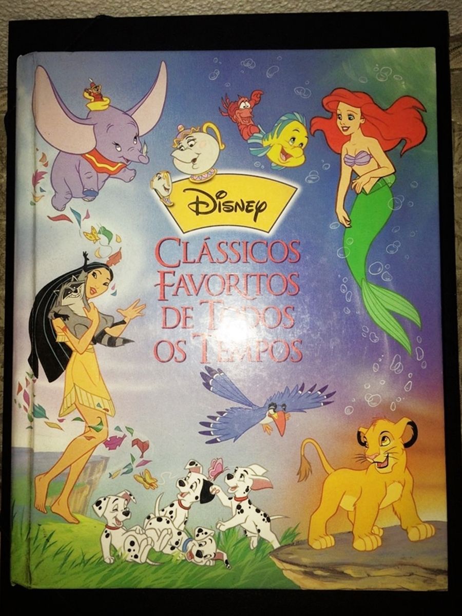 Livro Disney ''clássicos Favoritos de Todos Os Tempos'' Original | Item ...
