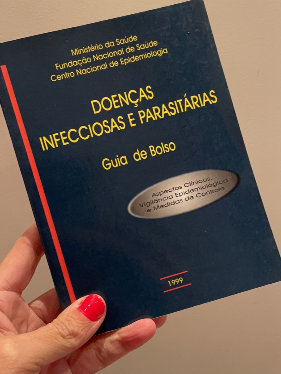 Livro Doenças Infecciosas e Parasitárias Guia de Bolso Livro Ministérios Da Saúde Usado