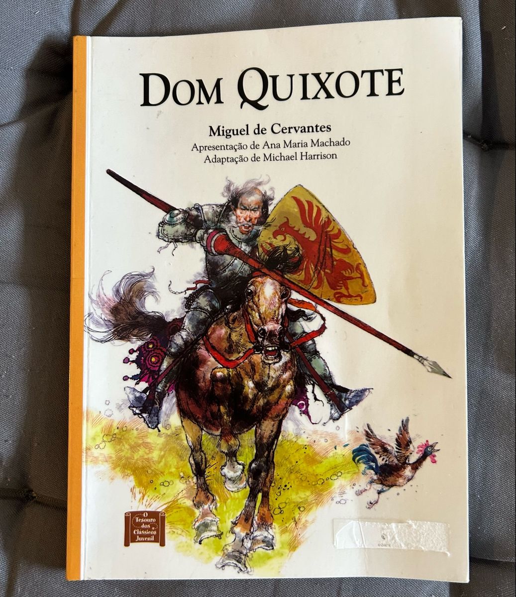Livro Dom Quixote de Miguel de Cervantes Apresentação de Ana Maria ...